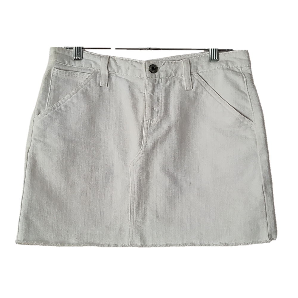 X2 Denim Laboratory White Skirt Size 4